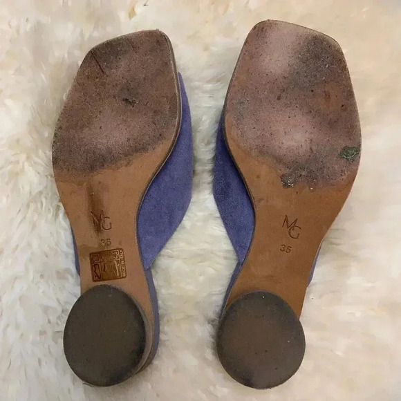 M. Gemi Ilaria Violet 25mm Mules - Picture 4 of 5